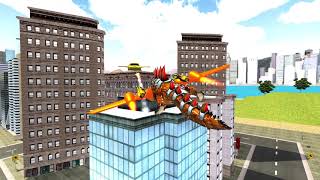 Flying Crocodile Robot Transformation Game screenshot 2