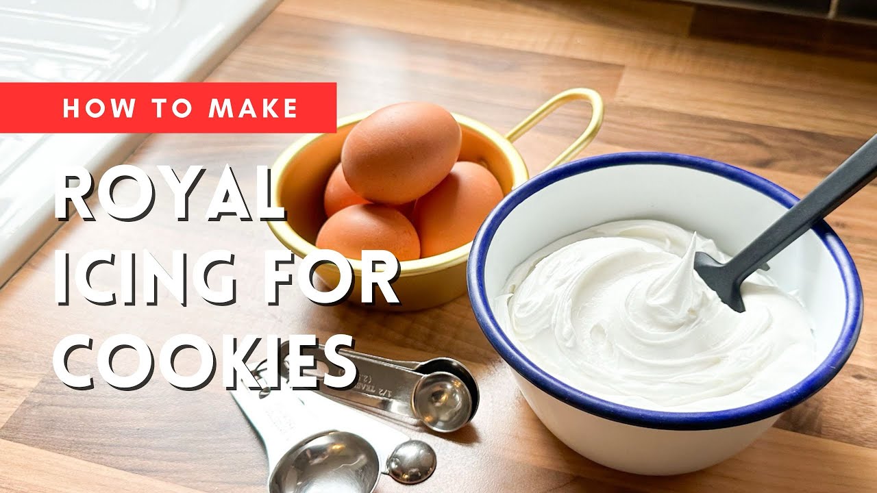 How to Make Royal Icing for Cookies with Egg Whites