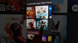 Les jeux Xbox stockés sur un support externe jouables