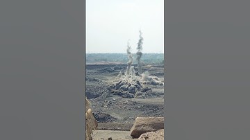 Today Blasting Opencast Project Coal Mine#Subscribe#Rajkumar