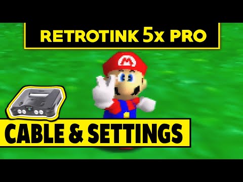 Retrotink5x PRO Nintendo 64 Setup (NTSC & PAL): Recommended Settings and RGB & S-Video Cables