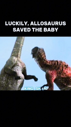 Allosaurus Saved Baby Dinheirosaurus From Torvosaurus| #shorts #jurassicworld #fyp