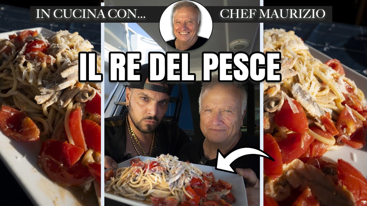 SPAGHETTI ALICI E PECORINO! Ricetta con il TOP Chef del pesce del litorale