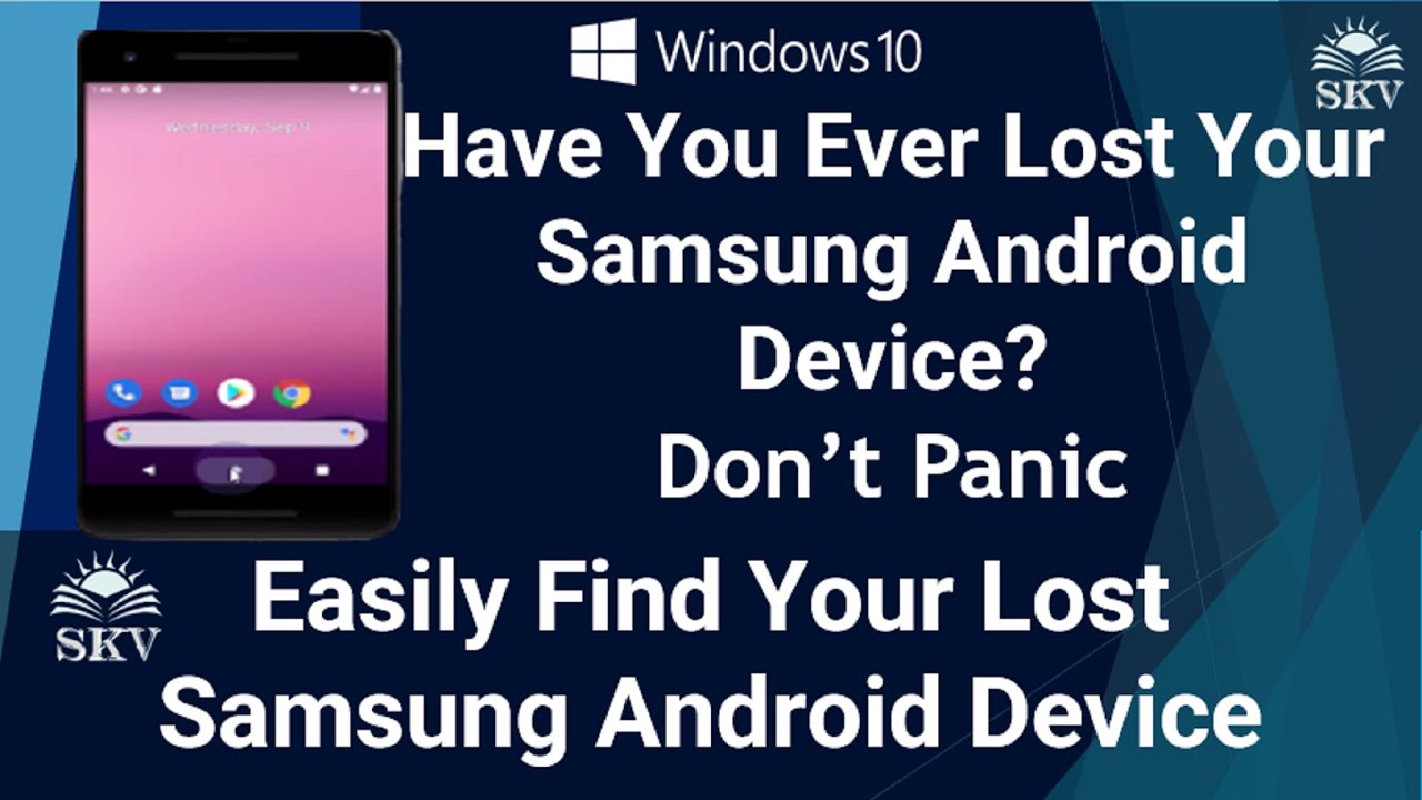 How to Find Lost Android Mobile Phone using Samsung Account | How to ...