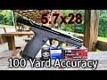 PSA Rock 5.7 5.7x28 100 Yards Accuracy
