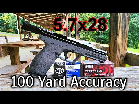 PSA Rock 5.7 5.7x28 100 Yards Accuracy