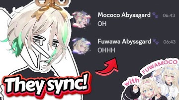Cecilia was amused by how FUWAMOCO can still sync even in Discord messages
