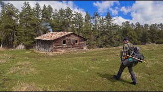 I repair the wooden hut abandoned by my 90 year old father and stay there for 24 hours