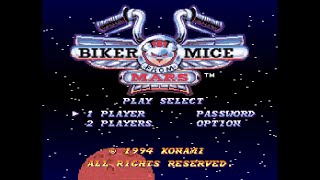 Biker Mice from Mars. [SNES - Konami]. (1994). Main Race. Limburger. HARD. 60Fps.