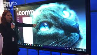 Integrate 2017: CommBox Presents Its Control Interactive 103-Inch 4K Touch Screen With Camera Optic