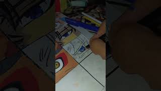 Drawing GOKU x GOJO Eye 👁️🔥 | Day 40 | #art #anime