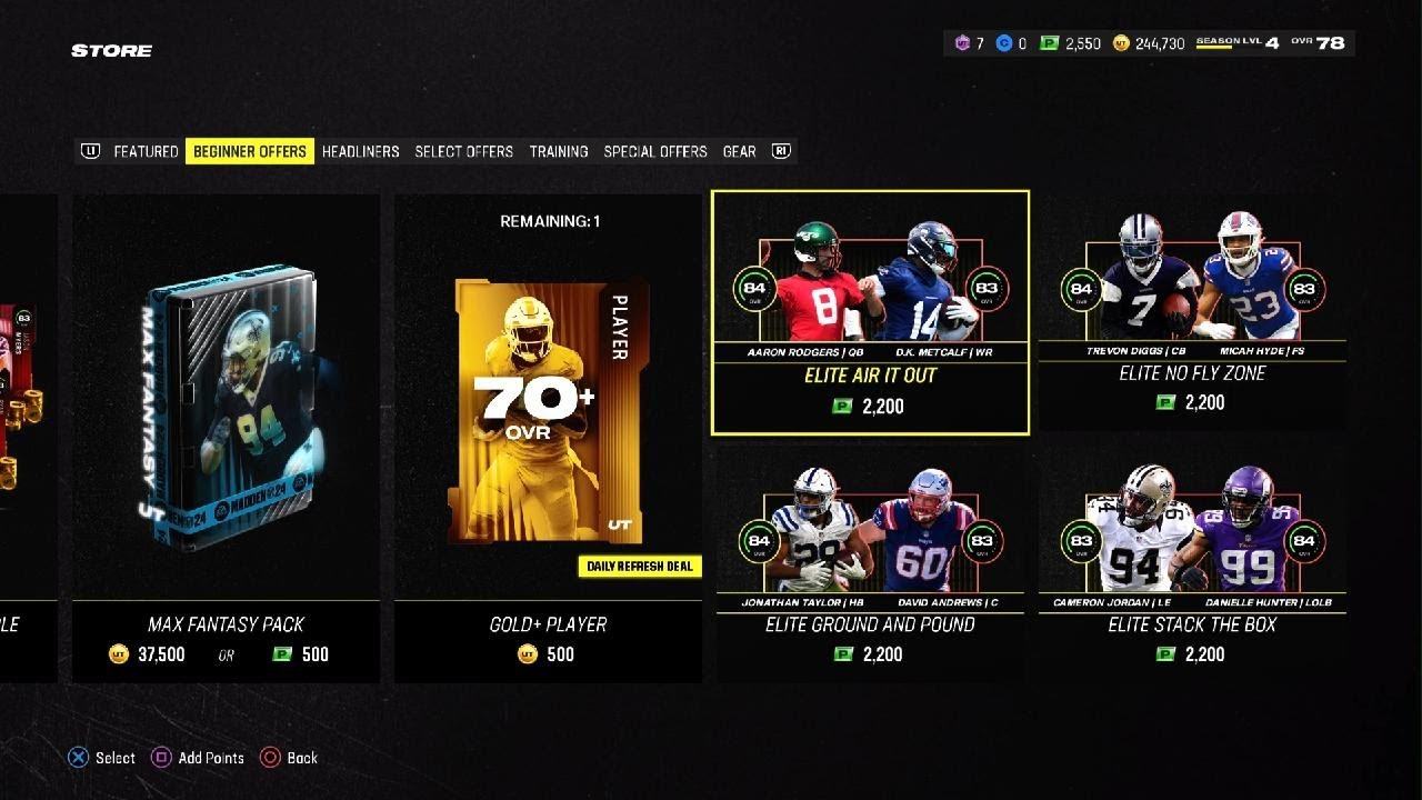 Madden NFL 24 BEST WAY TO SPEND 4,600 PRE ORDER POINTS