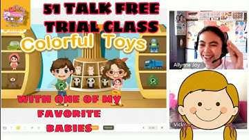 51TALK l Actual Class with 5 y.o Vicky