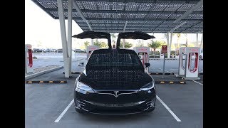 In this video i take my brand new tesla model x to the las vegas
version 3 supercharger at linq.tesla has stated s and cars will be
able to...