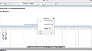 How to Transform Non-Normal Statistical Data to Normal and Back Again using Minitab