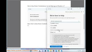 Run Printer Troubleshooter in Get Help app on Windows 11 screenshot 1