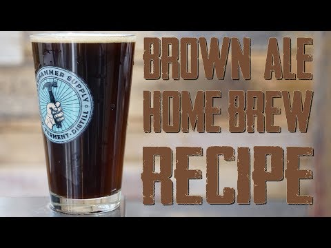 Home Brewing: All Grain Brown Ale Beer Recipe