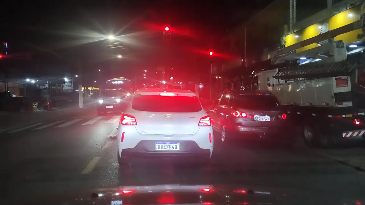 Dirigindo pela zona sul de São Paulo