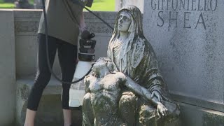 Historical preservation effort at Mount Calvary Cemetery