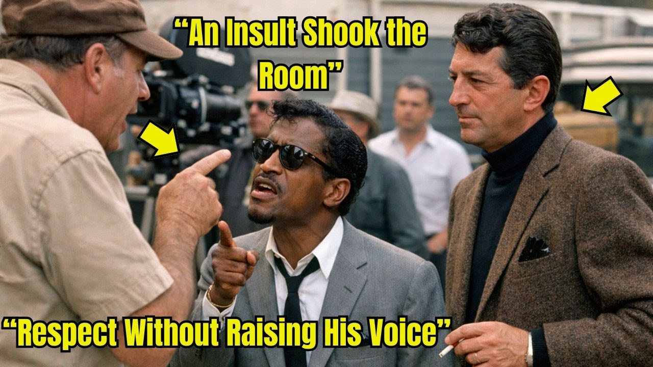 A Director Insulted Sammy Davis Jr. in Public — Dean Martin’s Calm Response Changed Everything