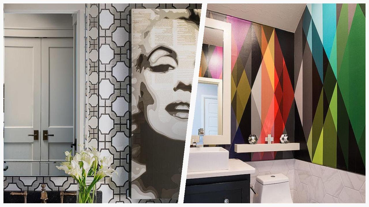 Mastering Chic Powder Room Designs with Black & Brown Cabinets ...