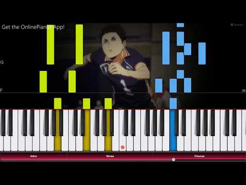 Haikyuu!! To the Top OP - Phoenix - Piano Tutorial / Piano Cover
