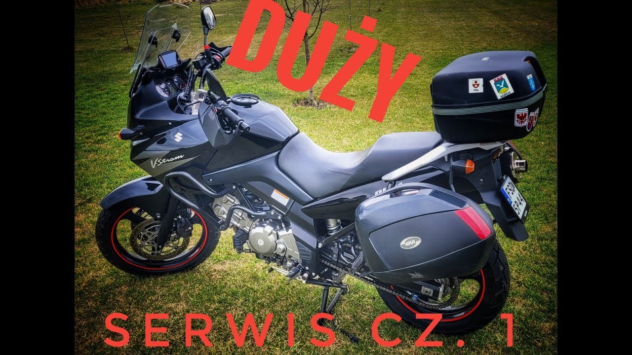 Duży serwis dl650 cz. 1 Wymiana opon