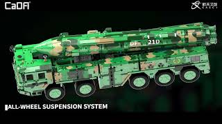CaDA C56031 DF-21D Anti-Ship Ballistic Missile Building Block Technic Military 6351 Pcs Brick Toys