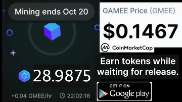 GAMEE Token Mining App | GMEE | ARC8 |Airdrop SparroW