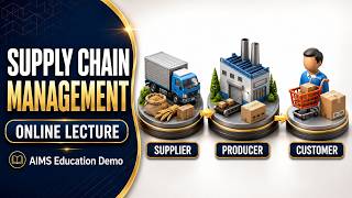 Supply Chain Management Online Lecture by AIMS Education