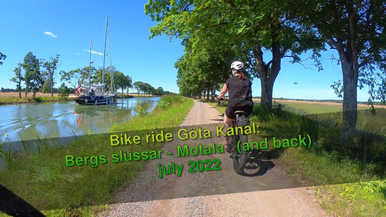 Göta Kanal: Cykeltur från Bergs slussar till  Motala