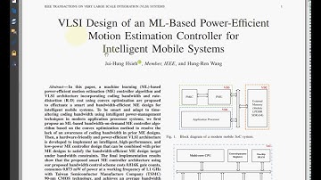 VLSI Design of an ML-Based Power-Efficient Motion Estimation Controller