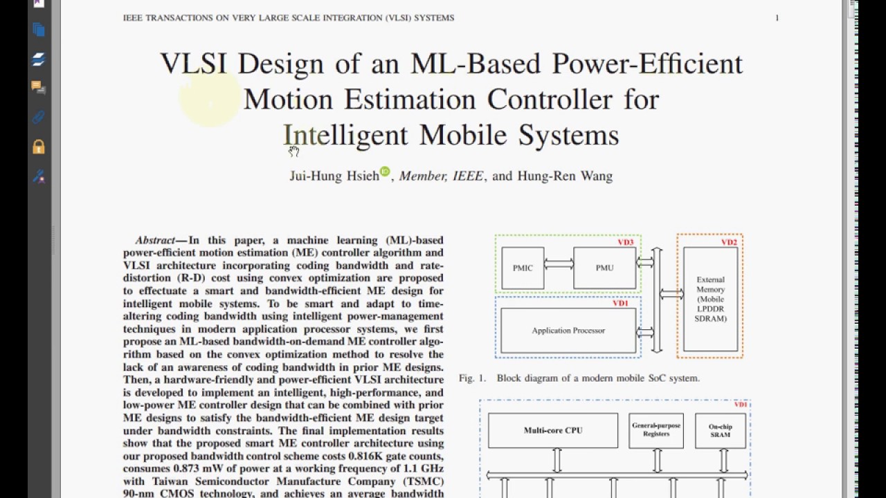 VLSI Design of an ML-Based Power-Efficient Motion Estimation Controller