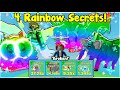 Noob With 4 RAINBOW Secret Pets! Broke The Game! 😱- Clicker Simulator Roblox