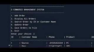 OOP Lab Project Demonstration video