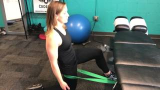Banded triplanar hipflexor stretch