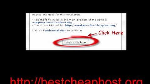 How To Install WordPress Quickly Using Fantastico De Luxe