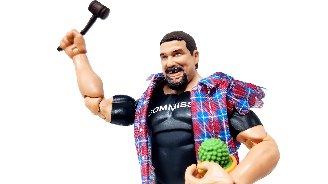 WWE Elite 102 Commissioner Mick Foley Toy Unboxing and Review!! - YouTube