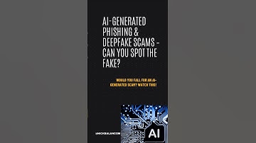 AI-Generated Phishing & Deepfake Scams – Can You Spot the Fake?