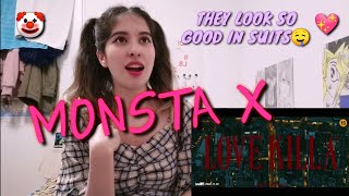 MONSTA X LOVE KILLA MV REACTION #monstax #lovekilla