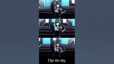 Thumbnail of アルストロメリアで『Dye the sky.』#mv #シャニソン #アイマス #song #dance