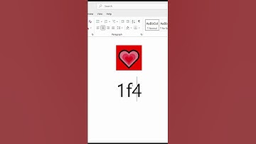 MS Word Love ❤️ Symbol Shortcut Key | Microsoft Word Tips and Tricks #shorts