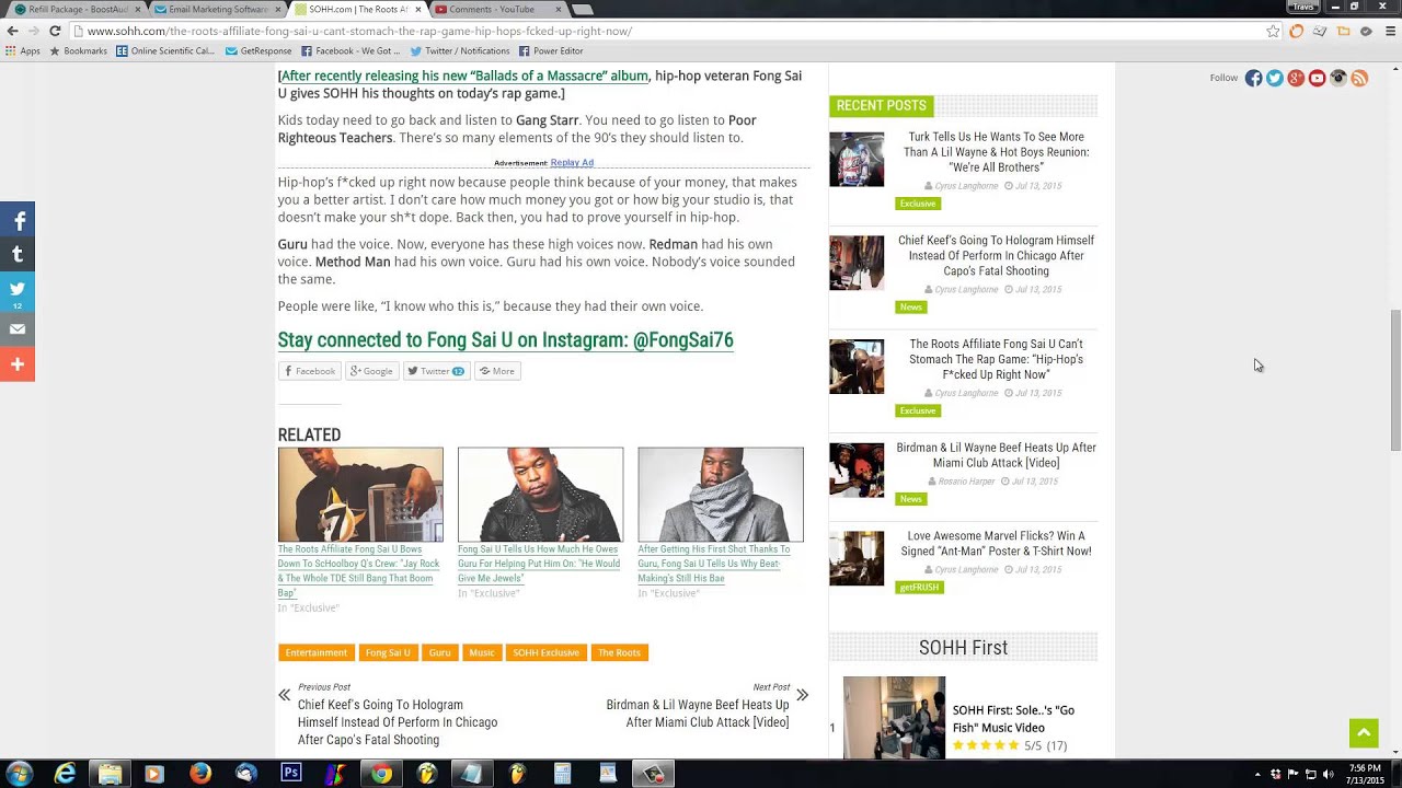 Watch Hip Hop Is F'D UP Right Now! on YouTube Watch Hip Hop Is F'D UP Right Now! on YouTube