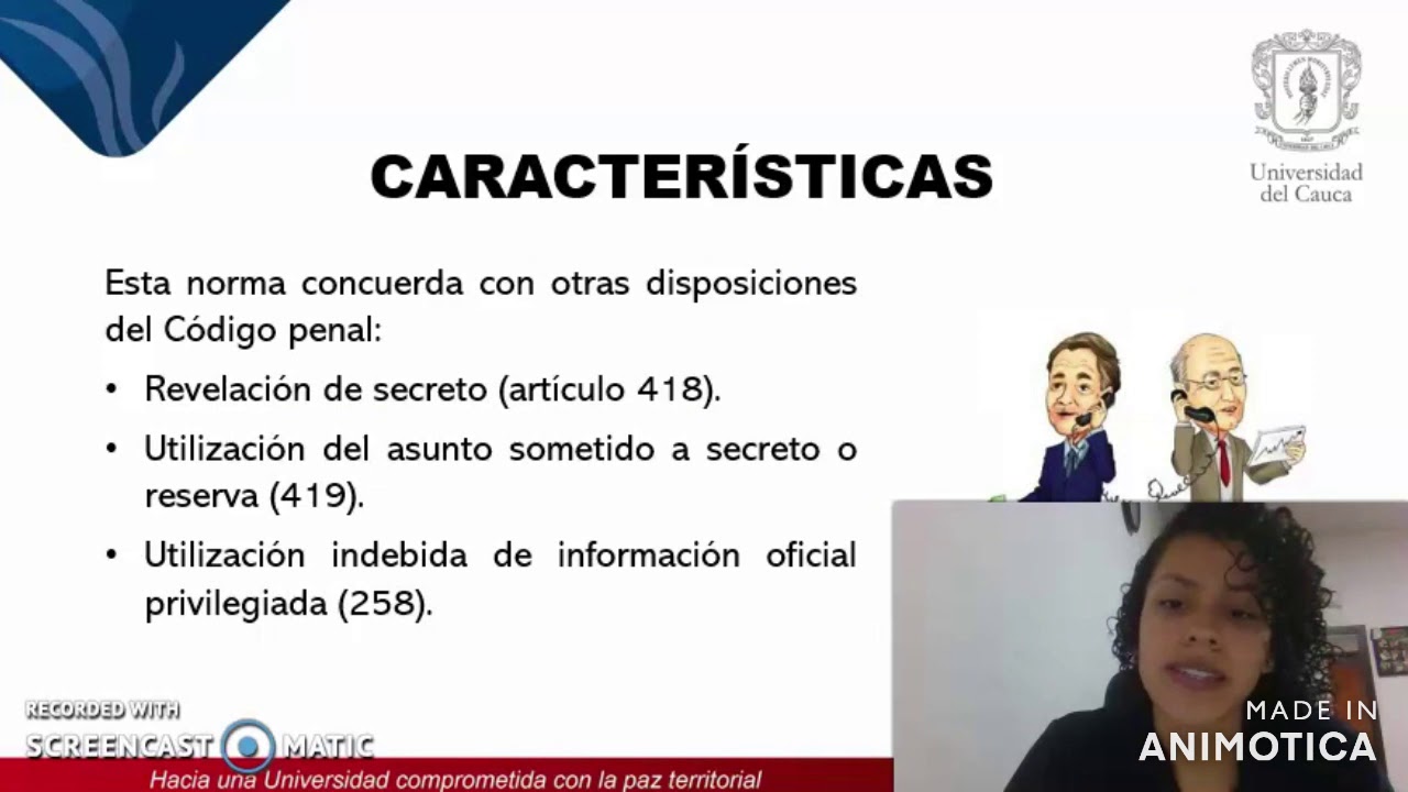 DELITO UTILIZACIÓN INDEBIDA DE LA INFORMACIÓN EN EJERCICIO DE FUNCIÓN