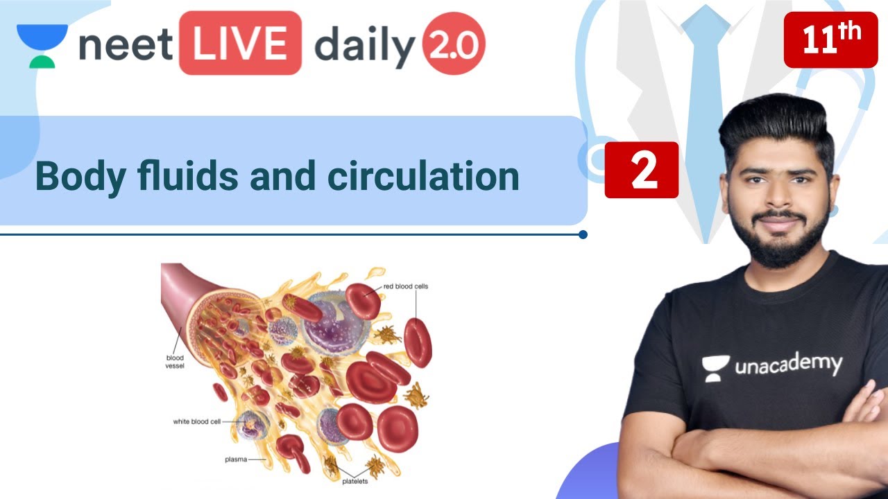 NEET: Body fluids and circulation | L2 | Biology l Unacademy NEET | Ashish Parashar