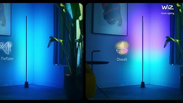 WiZ - GRADIENT FLOOR LIGHT - IN LICHT GETAUCHT