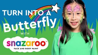 Turn into a Butterfly | Easy Facepaint Tutorial
