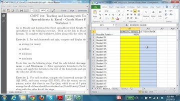 Grade Sheet Project - Wkst 1 Ex 1