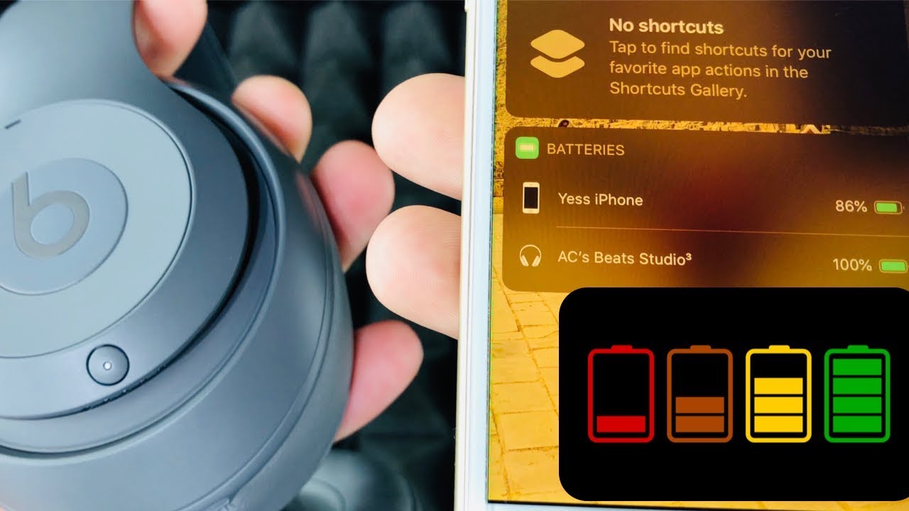 beats solo 3 battery indicator