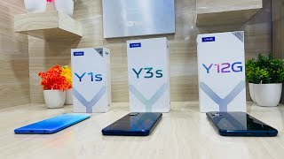 Vivo Y1s ? Vivo Y3s ? Vivo Y12G ⚡ Vivo Y Series Smartphones || Unboxing & Comparison ?